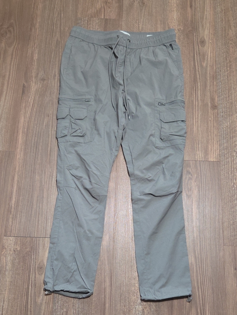 PacSun Men's Gray Cargo Pants with Utility Pockets
